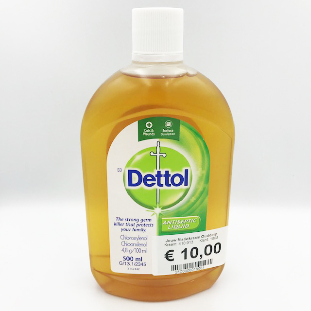 Beperken Levering Bende Dettol Ontsmettingsmiddel 500 ml. | Webshop Jouw Marktkraam Ouddorp